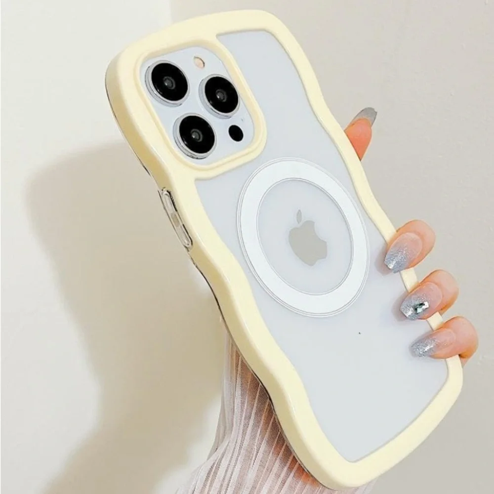 White and Cream iPhone Case